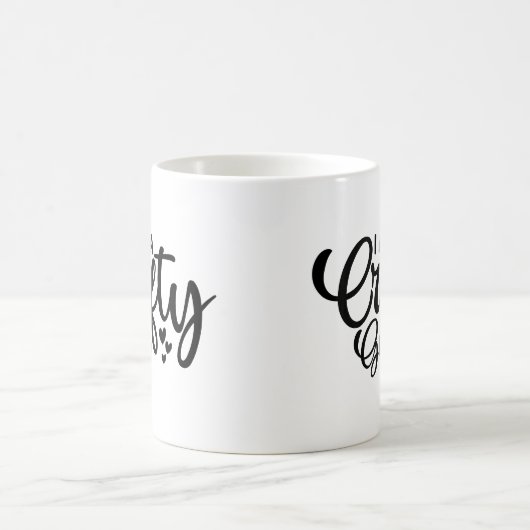 Fun Crafty Girl Kaffeetasse (Mittel)