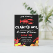 Fun Crawfish Boil Abschluss Foto Postkarte (Stehend Vorderseite)