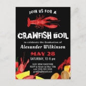 Fun Crawfish Boil Abschluss Foto Postkarte (Vorderseite)