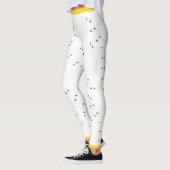 Fun Crazy Chicken Run! | Gelber Pop Kick Print Leggings (Links)
