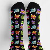 Fun Crazy Quotes Novelty Socken (Oben)