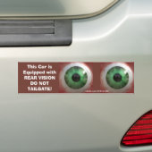 Fun Creepy Green Eye Ball - komisches, geschmacklo Autoaufkleber (Auf Auto)
