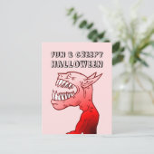 Fun & Creepy Halloween Postkarte (Stehend Vorderseite)