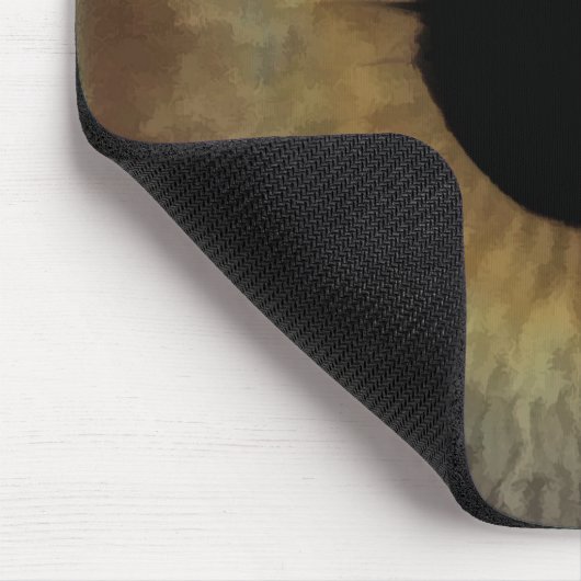 Fun Creepy Hazel Eye - komisch, geschmacklos Mousepad (Ecke)