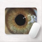 Fun Creepy Hazel Eye - komisch, geschmacklos Mousepad (Mit Mouse)