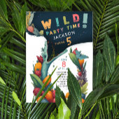 Fun Crocodile Alligator Dino Tropisches Wildes Par Einladung