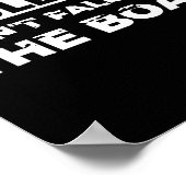 Fun Cruise Rule #1 Nicht vom T-Shirt abfallen Poster (Ecke)