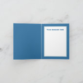 Fun Cruise Schiff Text hinzufügen Karte (Innenseite)