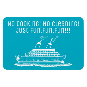 Fun Cruise Ship Kabine Stateroom Tür Keine Kochen Magnet