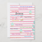 FUN Cupcake Happy Birthday Einladung (Vorderseite)