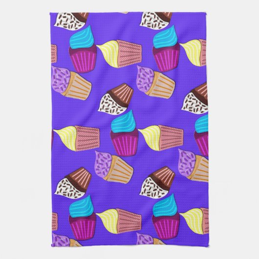 Fun Cupcakes Geschirrtuch (Vertikal)
