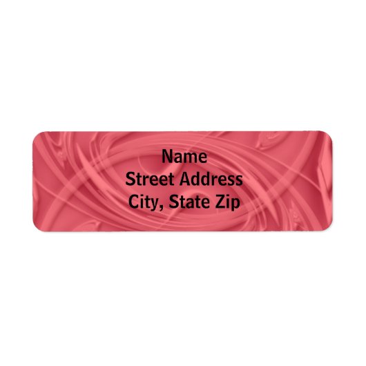 Fun Curls über Rot Personalisiert (Vorne)