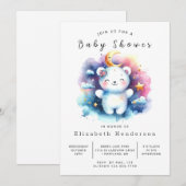Fun Custom Bear Baby Dusche Einladung (Vorne/Hinten)