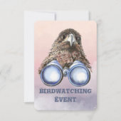 Fun Custom Bird Watching-Ereignis Einladung (Vorderseite)
