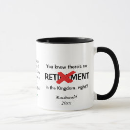Fun Custom Christlich Retirement Kaffee Tasse