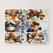 Fun Custom Dance Photo Collage Puzzle (Horizontal)