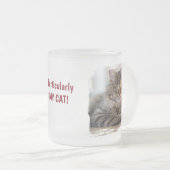 Fun Custom Halloween Cat Mattglastasse (VorderseiteRechts)