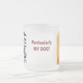 Fun Custom Halloween Dog Mattglastasse (Mittel)