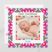 Fun Custom Holly Jolly Weihnachts Foto Geschenk (Vorne/Hinten)