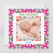 Fun Custom Holly Jolly Weihnachts Foto Geschenk (Vorderseite)