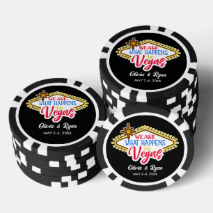 Fun Custom Las Vegas Gastgeschenk Hochzeit Pokerchips