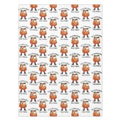 Fun Custom Pudding fröhliche Weihnachten Tischdecke (Vorderseite)