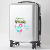 Fun Custom Retro Fifties Neon Sign und Auto-Set Aufkleber (Koffer)