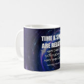 Fun Custom TIME AND SPACE Familienwissenschaftlich Kaffeetasse (Vorderseite Links)