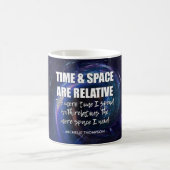 Fun Custom TIME AND SPACE Familienwissenschaftlich Kaffeetasse (Mittel)
