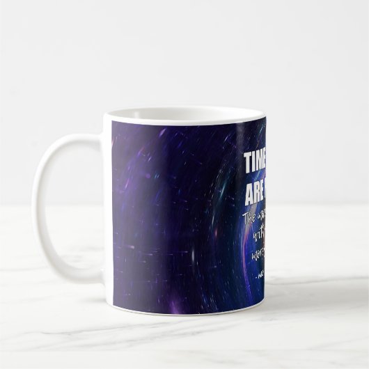 Fun Custom TIME AND SPACE Familienwissenschaftlich Kaffeetasse (Links)