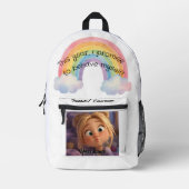 fun customizable backpack bedruckter rucksack (Vorderseite)