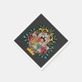 Fun cute turkey shirt serviette (Ecke)