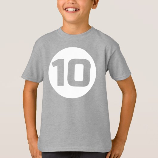 Fun CUTOUT #10 BIRTHDAY T-Shirt (Vorderseite)