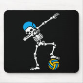 Fun Dab probieren Skelett Wasser Polo Halloween Sc Mousepad (Vorne)