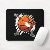 Fun Dabbing Basketball Ball Dab Sports Player Mousepad (Mit Mouse)