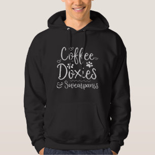Fun Dackel Dackel Hunde Dackel Kaffee Sweatpants L Hoodie