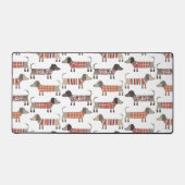 Fun Dackel Dackel Wurst Hund Schreibtischunterlage (Vorderseite)