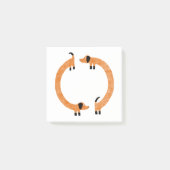 Fun Dackel Post-it Klebezettel (Vorderseite)