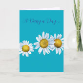 Fun Daisy Birthday Card Karte (Vorderseite)