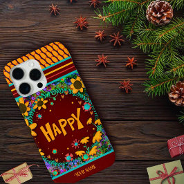 Fun Daisy Floral Happy Inspirivity Name Case-Mate iPhone Hülle