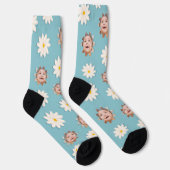 Fun Daisy Print Custom Image Socks Socken (Rechts)