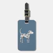 Fun Dalmatiner Dog Gepäckanhänger (Vorderseite vertikal)