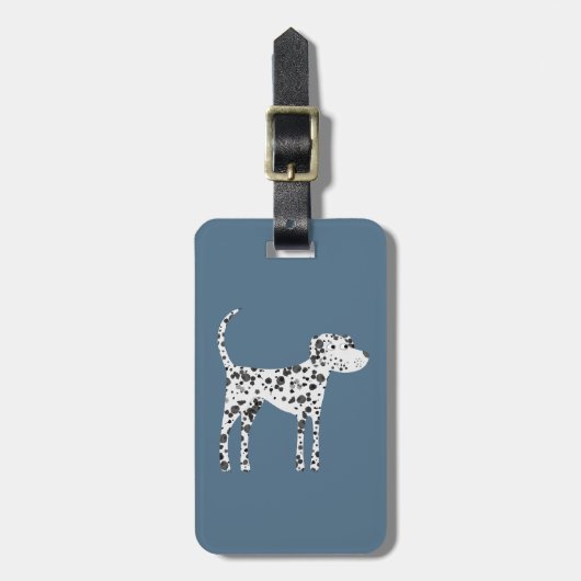 Fun Dalmatiner Dog Gepäckanhänger (Vorderseite vertikal)