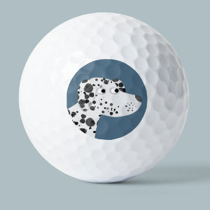 Fun Dalmatiner Dog Golfball