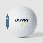 Fun Dalmatiner Dog Monogramm Golfball (Logo)