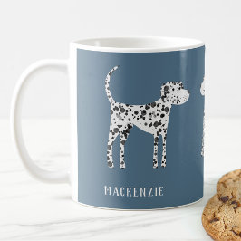 Fun Dalmatiner Dog Personalisiert Kaffeetasse
