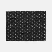 Fun Dalmatiner Hunde Muster Personalisiert Fleecedecke (Vorderseite (Horizontal))