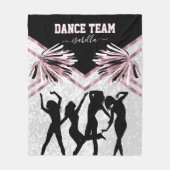 Fun Dance Team Black, White and Rose Pink Fleece B (Vorderseite)