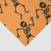 FUN DANCING SKELETON HALLOWEEN Tissue Seidenpapier (Detail)