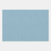 Fun Dark Light Blue Abstrakt Pine Tree Muster Geschenkpapier Set (Vorderseite 2)